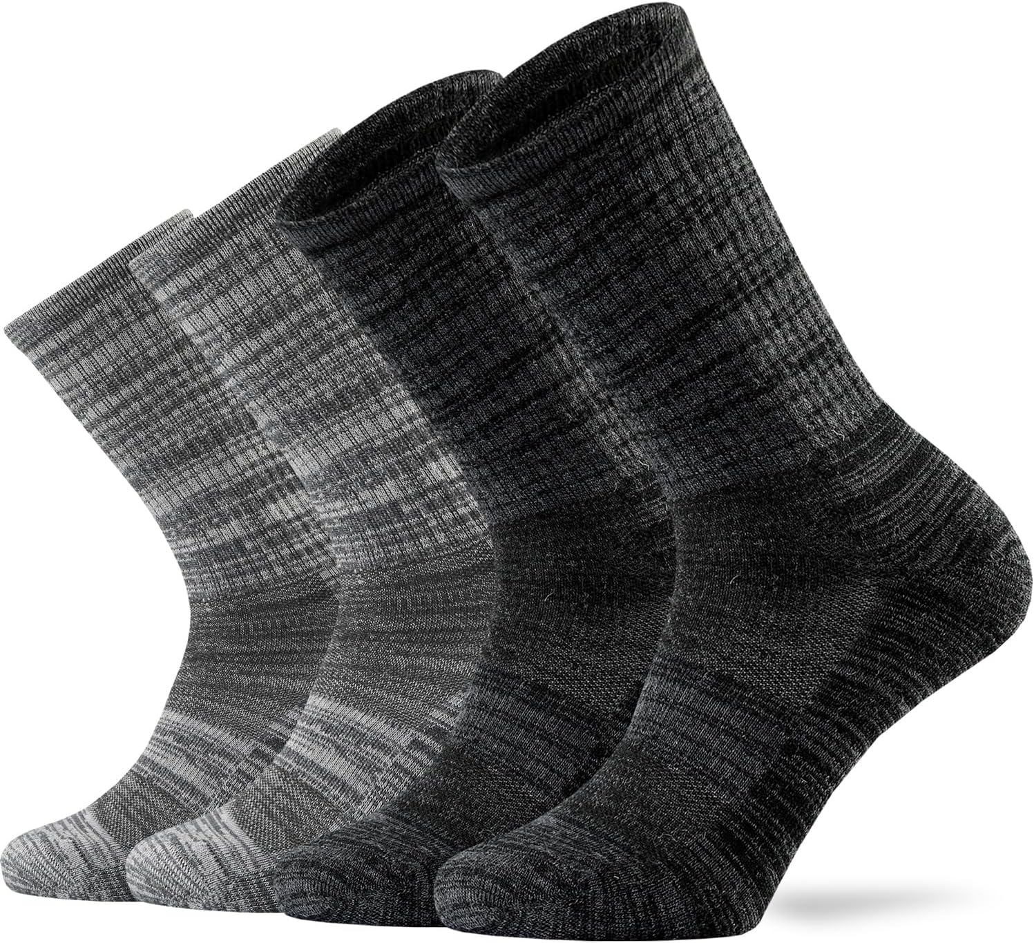 Ortis Merino Wool Socks for Men Outdoor Hiking Casual Soft Cushion Crew