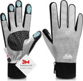 Bruvoalon Winter Gloves for Women & Men, 3M Thermal Insulation, Lycra Fabric, Touchscreen, Anti-Slip
