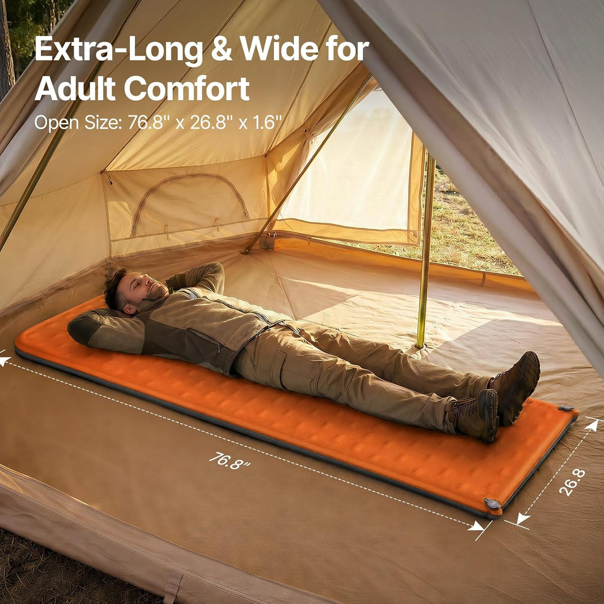 OGERY Foam Camping Mattress, Insulated Portable Sleeping Pad