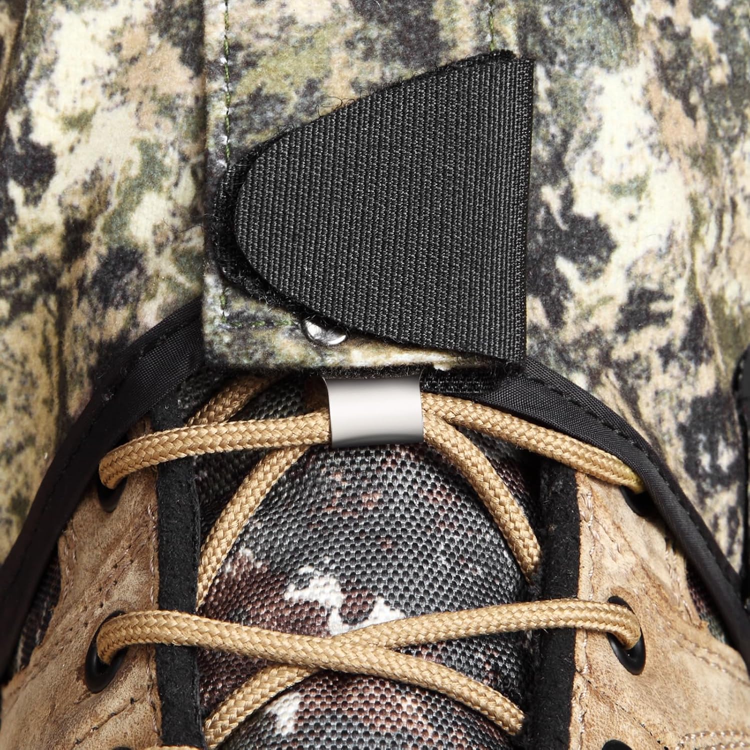 QOGIR Hunting Gaiters Boot Gaiters, Durable Leg Gaiters for Hunting, Waterproof Hiking Gaiters, Adjustable Snow Boot Gaiters