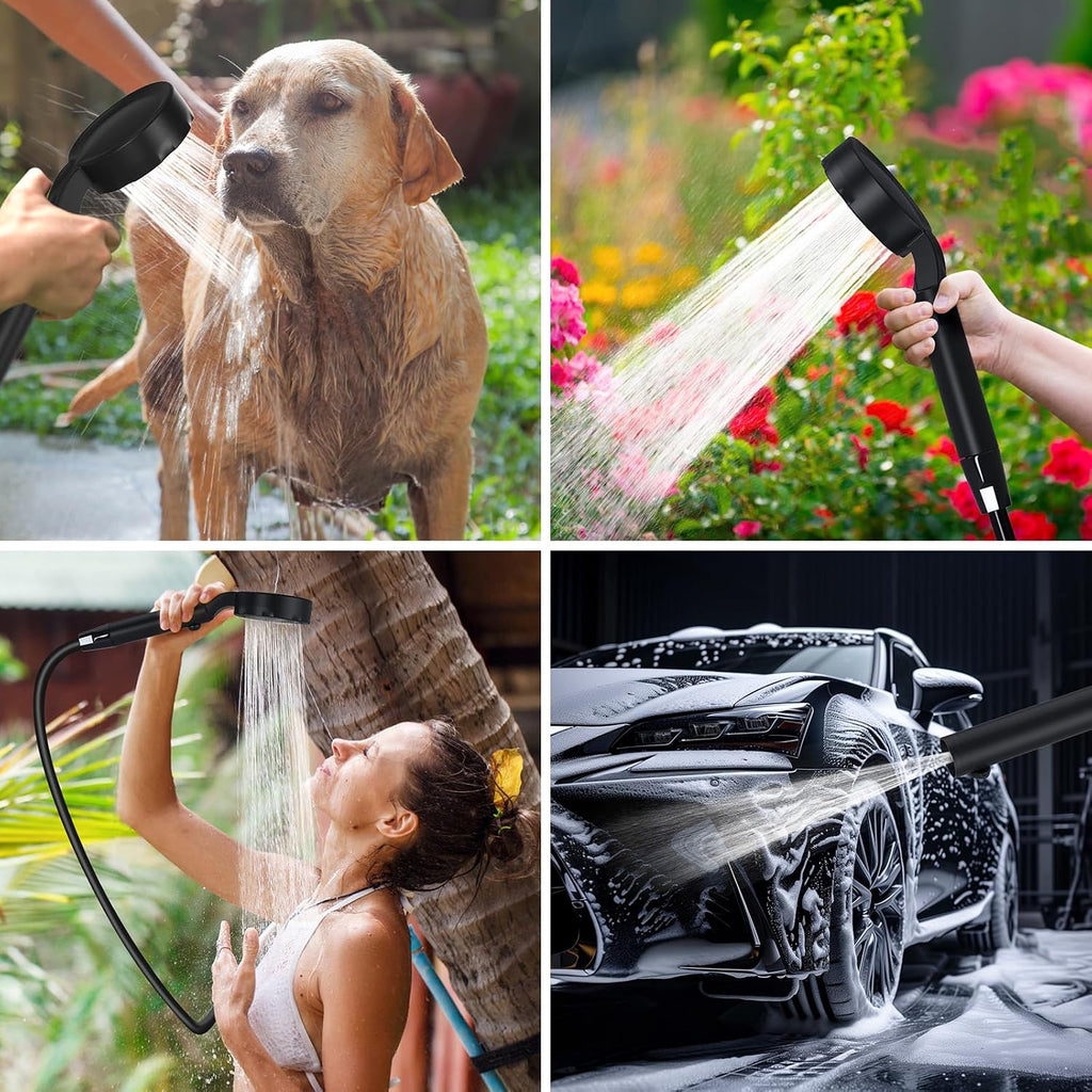 Spopal Portable Shower for Camping, [Upgraded] 10000mAh Rechargeable