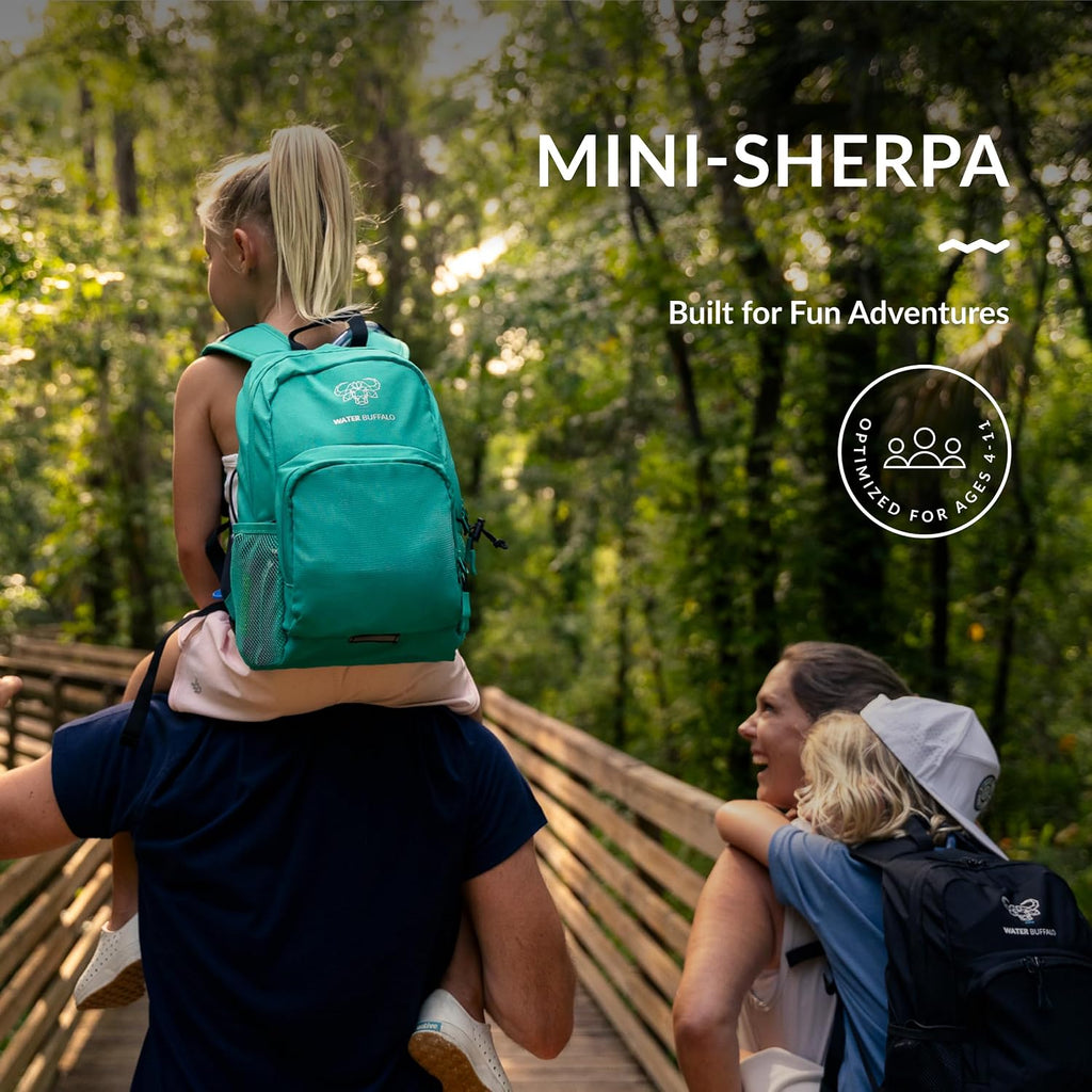 Water Buffalo Mini Sherpa Kids Hydration Backpack, 1.5L Bladder, Hiking