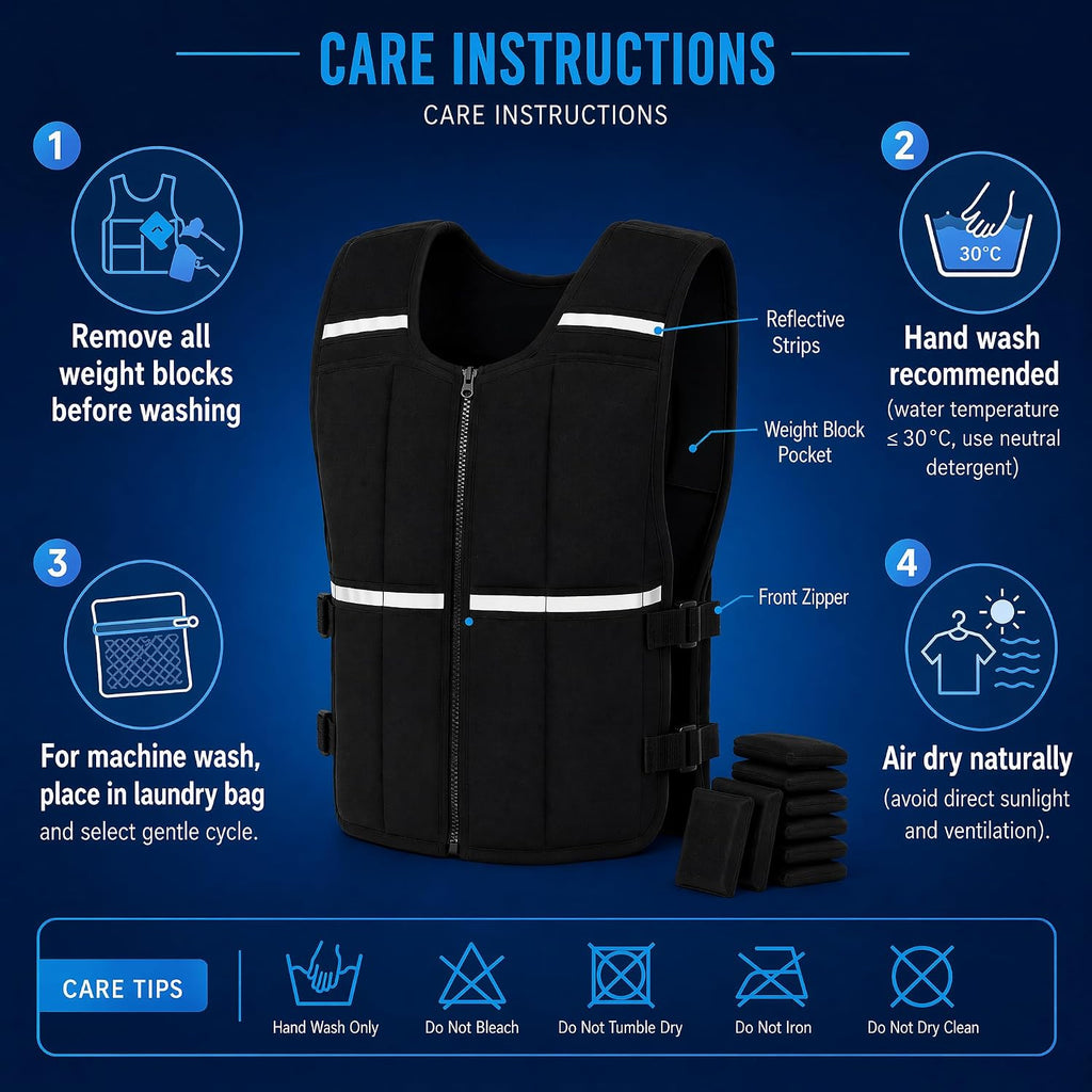 Adjustable 2‑35 lbs Soft Weighted Vest