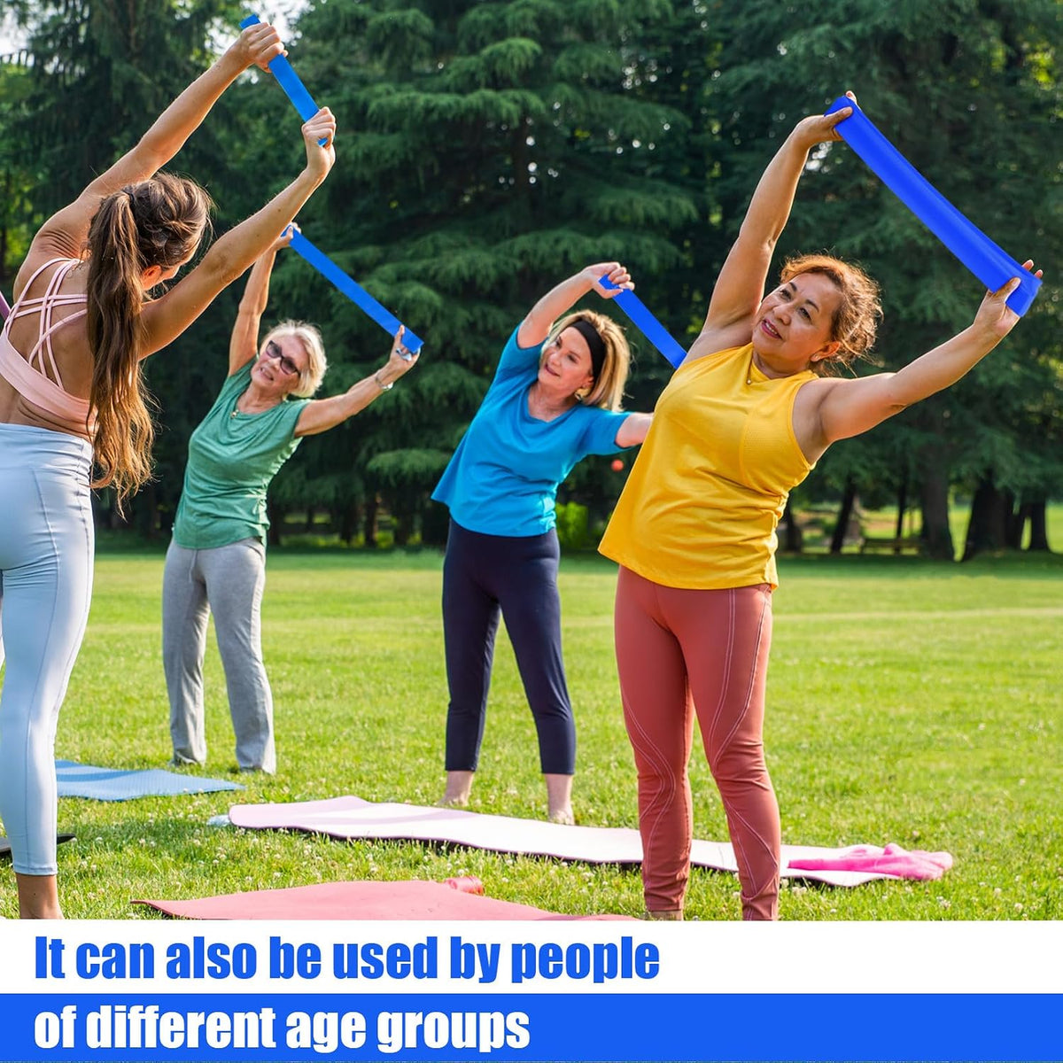 Deekin Resistance Bands Resistance Loop Exercise Bands Exercise Equipment Elastic Ring for Women and Men Home Fitness, Gym, Yoga