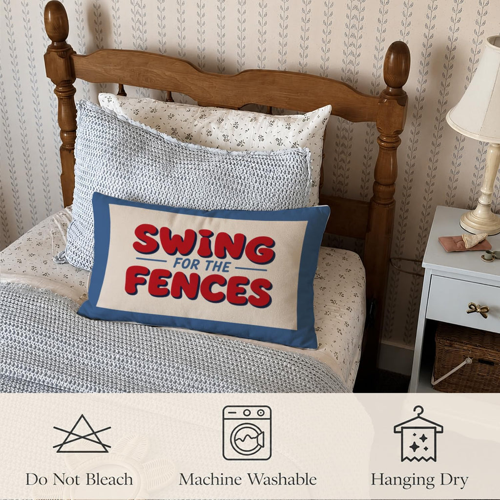 Baseball Room Decor for Boys，Baseball 12x20 Pillow Cover,