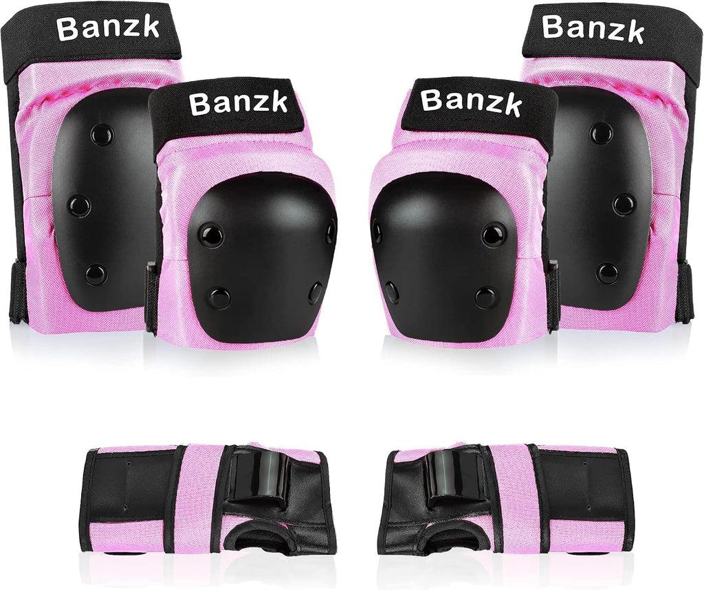 Adult Knee Pads Elbow Pads Wrist Guards for Adult Kids 6 in 1 Protective Gear Set for Skateboarding Biking Roller Skating Cycling Outdoor Sports