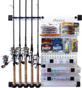 Rush Creek Creations No Limit 5-Rod Wall-Mount Fishing Pole Holder