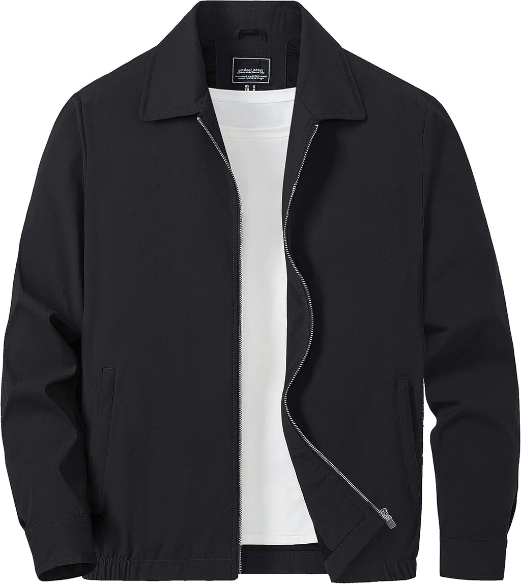 TACVASEN Men's Lightweight Jacket Fall Water-repellent Windbreaker Jackets