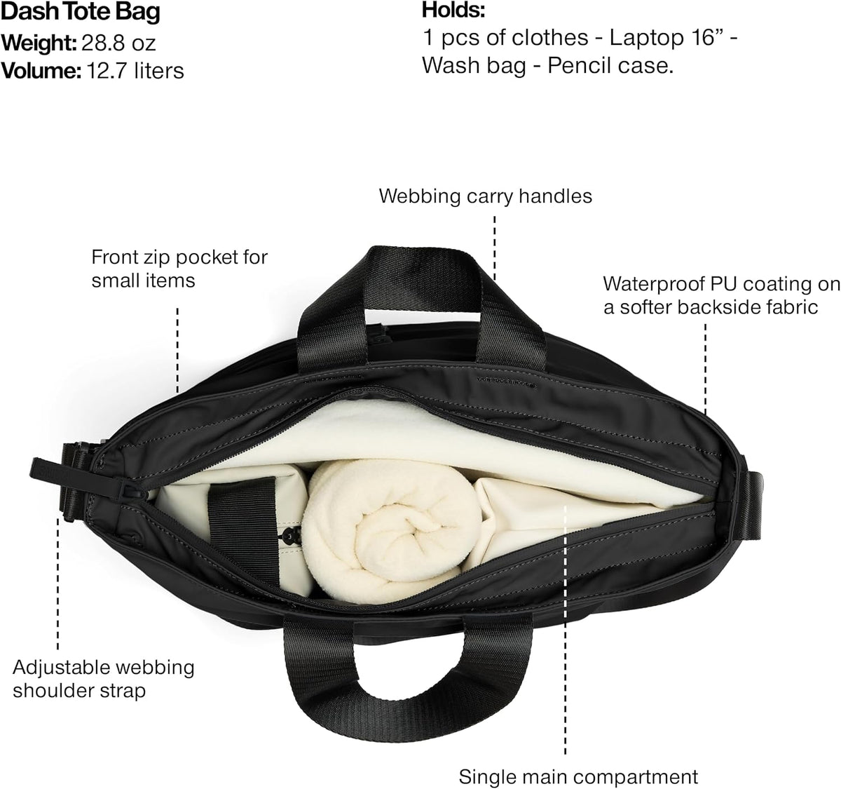 RAINS Dash Tote Bag