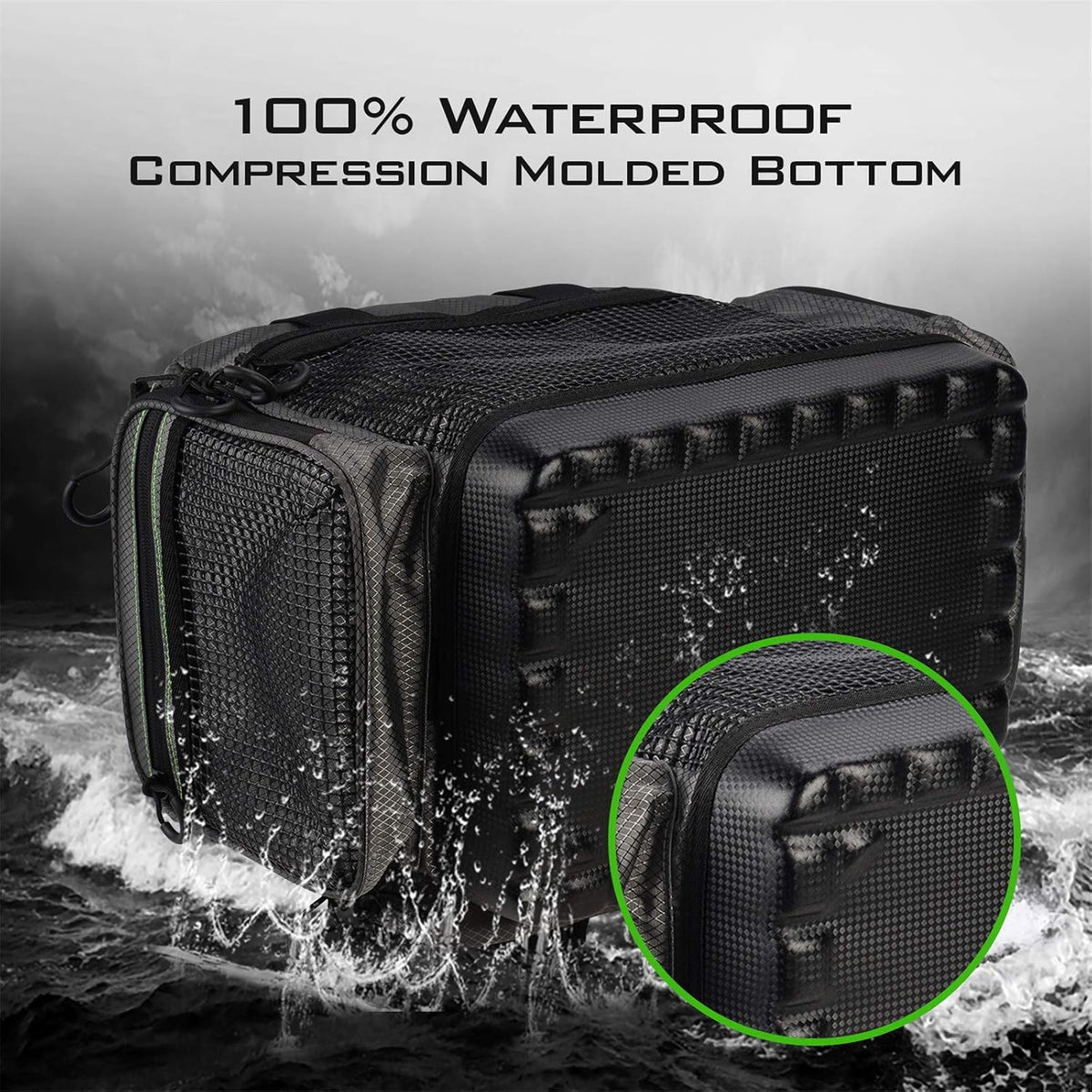 KastKing Bait Boss Tackle Bag, Saltwater Resistant Fishing Bag
