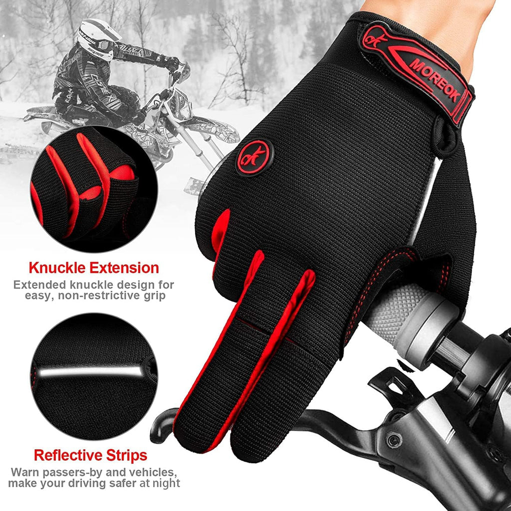 Cycling Gloves Men Women,Touchscreen Full Finger Mountain Bike Gloves