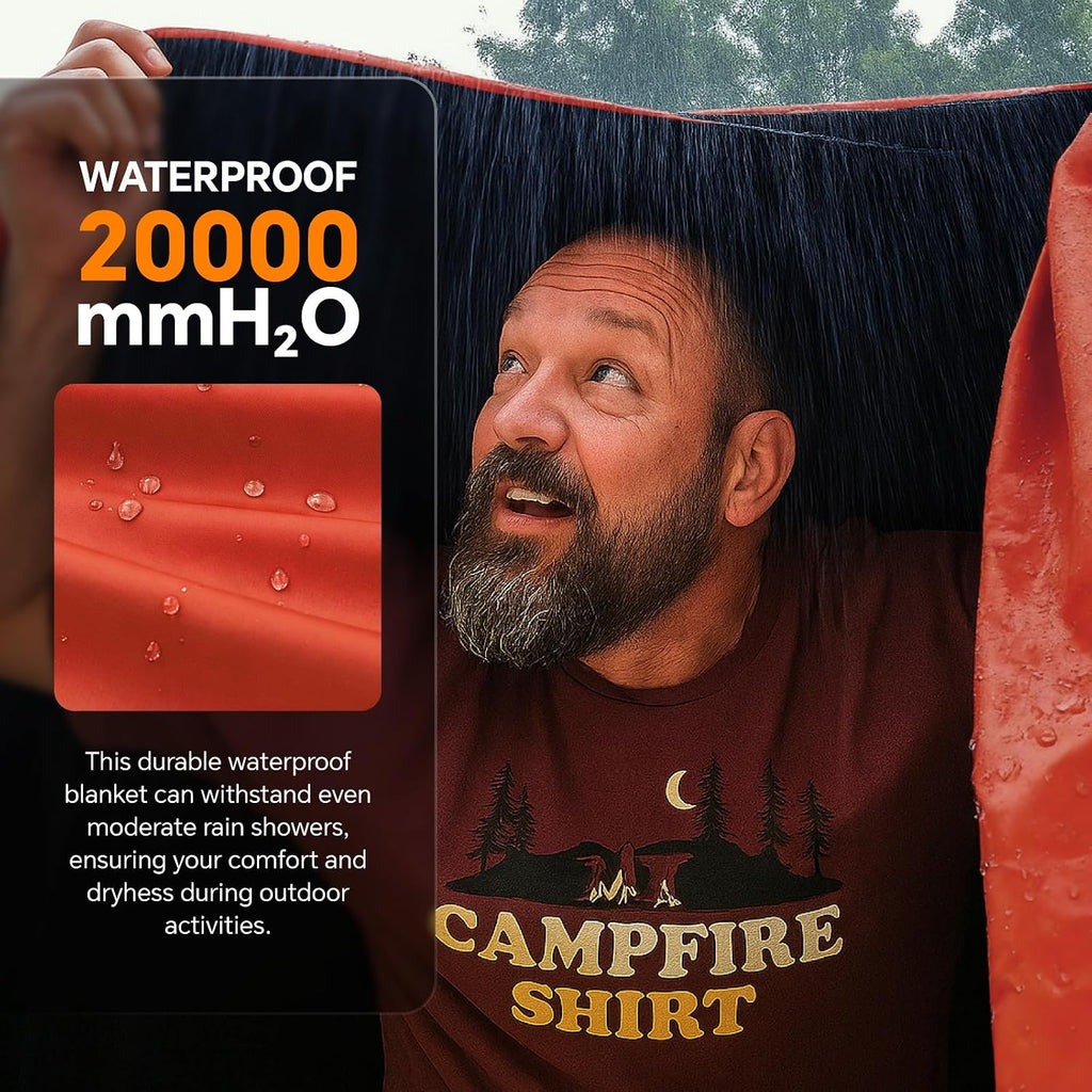 BEDELITE Waterproof Packable Lightweight Camping Blanket
