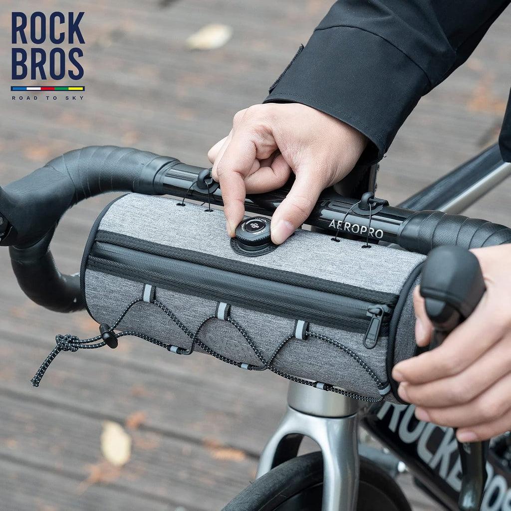 ROCKBROS ROAD TO SKY Bike Handlebar Bag 2L Knob Mount Lightweight