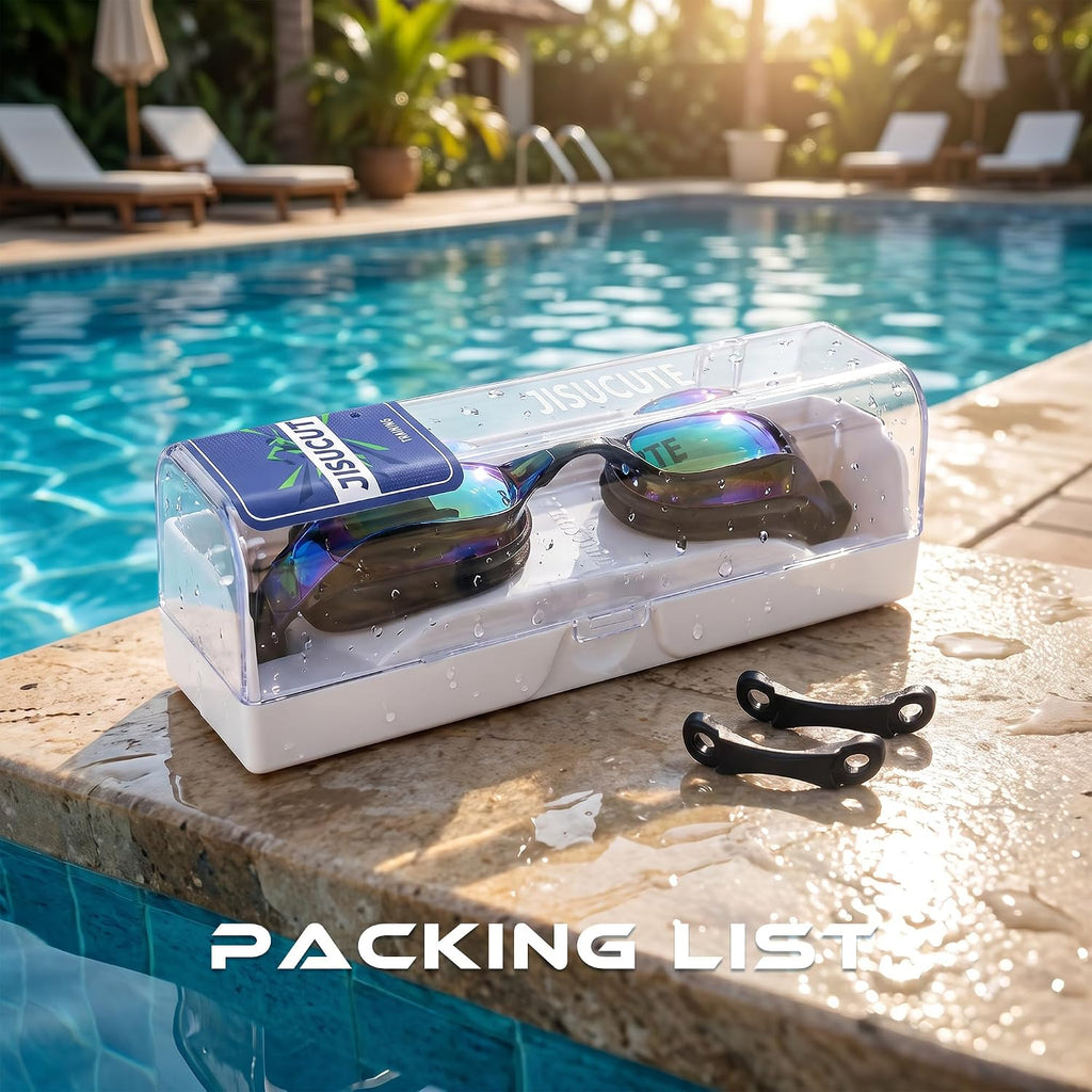 High-Performance Athletic Swim Goggles for Adult, Competition or Racing Use