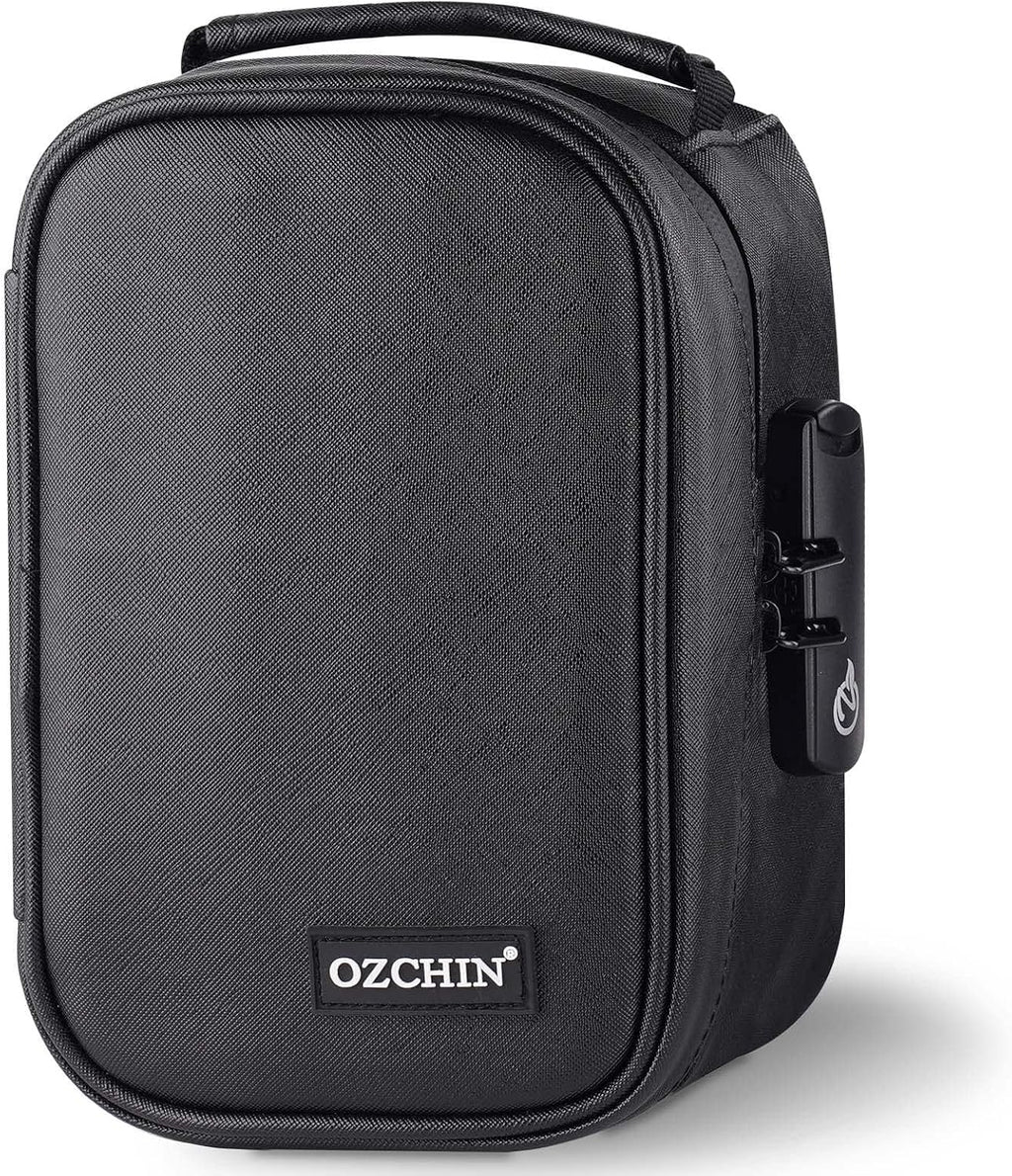 OZCHIN Smell Proof Bag with Combination Lock File Organizer Case Container Medicine Odorless Storage Lock Box Great Gift for Friend