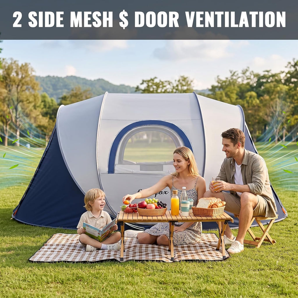 Easy Pop Up Tent Waterproof Instant Pop Up Camping Tent
