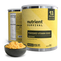 70 Egg Equivalent Nutrient Survival Vitamin Powdered Eggs Blend, Freeze Dried Prepper Supplies & Emergency Food Supply, 33 Essential Nutrients, Gluten Free, Shelf Stable Up to 25 Years Cage Free