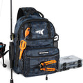 KastKing BaitSpace Fishing Sling Bag, Fishing Backpack with Rod Holder