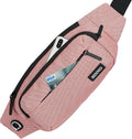 SINNO Large Crossbody Fanny Pack for Women Men Belt Bag With 4-Zipper Pockets for Travel Running Hiking Workout Dog Walking Outdoors Sport Fishing Waist Pack Bag Carrying All Phones