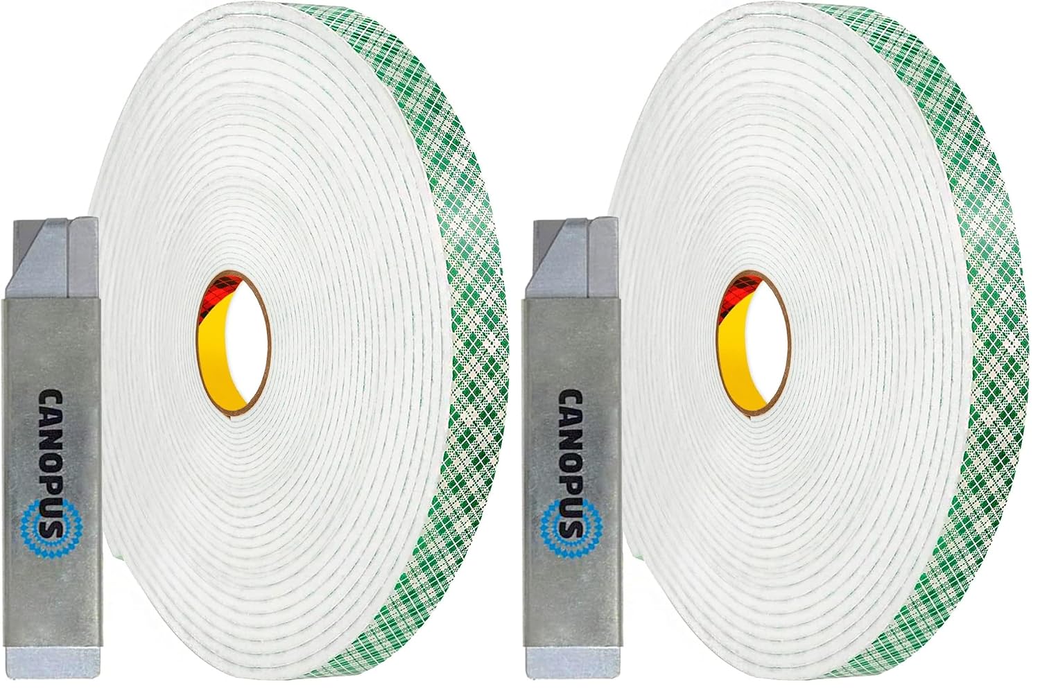 CANOPUS Double Sided Foam Tape for Craft and Card Making Projects, Heavy Duty Adhesive Mounting Tape 4016 (0.5in x 36yd)