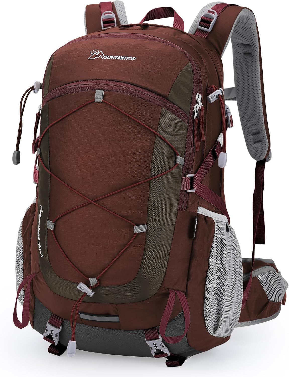 MOUNTAINTOP 40L Hiking Backpack, Lightweight Outdoor Backpacking Pack