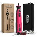 Diamondg Cordless Dog Nail Grinder - Quiet Sound with LED Light, Pink
