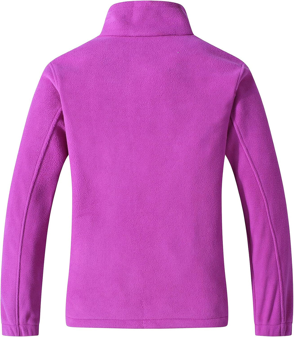 GIMECEN Women's Full Zip Soft Polar Fleece Jacket Outdoor Recreation Coat