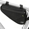 Bike Frame Bag, Water-Resistant Triangle Storage Travel Bag for Mountain Road Bike, Cycling Storage Tool Accessories with 3 Straps and Leg-Friendly Design