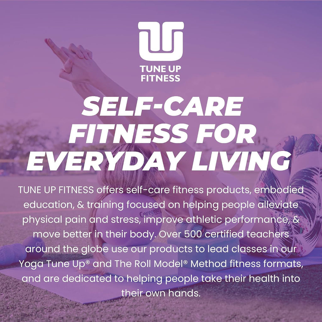 Tune Up Fitness – Coregeous Ball | Psoas Release Tool, Abdominal, Belly & Lower Back Release | Core Ball, Exercise Ball for Low Back, Stress & Digestive Relief, Improved Breathing & Sleep (Iris)