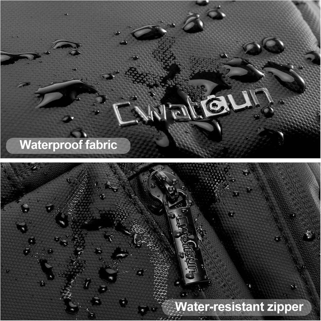 Cwatcun 3-in-1 Camera Waist Bag, Compact Crossbody Fanny Pack for DSLR