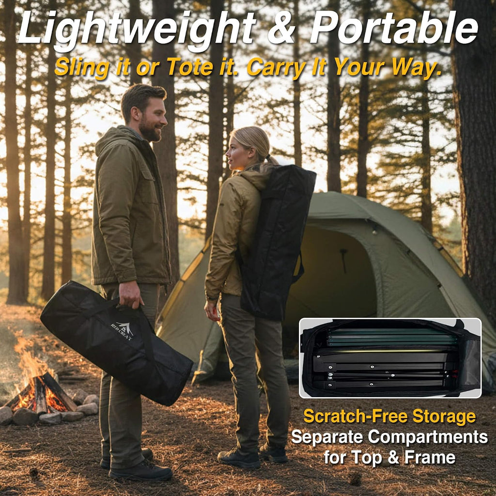 Portable Folding Camping Table Lightweight with Adjustable Height