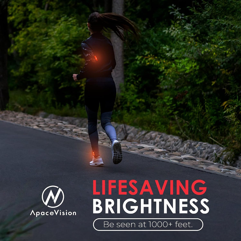 LED Safety Light (2 Pack) with Bonus Items – Clip On Strobe/Running Lights for Runners, Dogs, Bikes, Walking and More