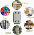 Fishing Lure Boxes, Waterproof Portable Tackle Box Organizer With Storing Tackle Set Plastic Storage - Mini Utility Lures Fishing Box, Small Organizer Box