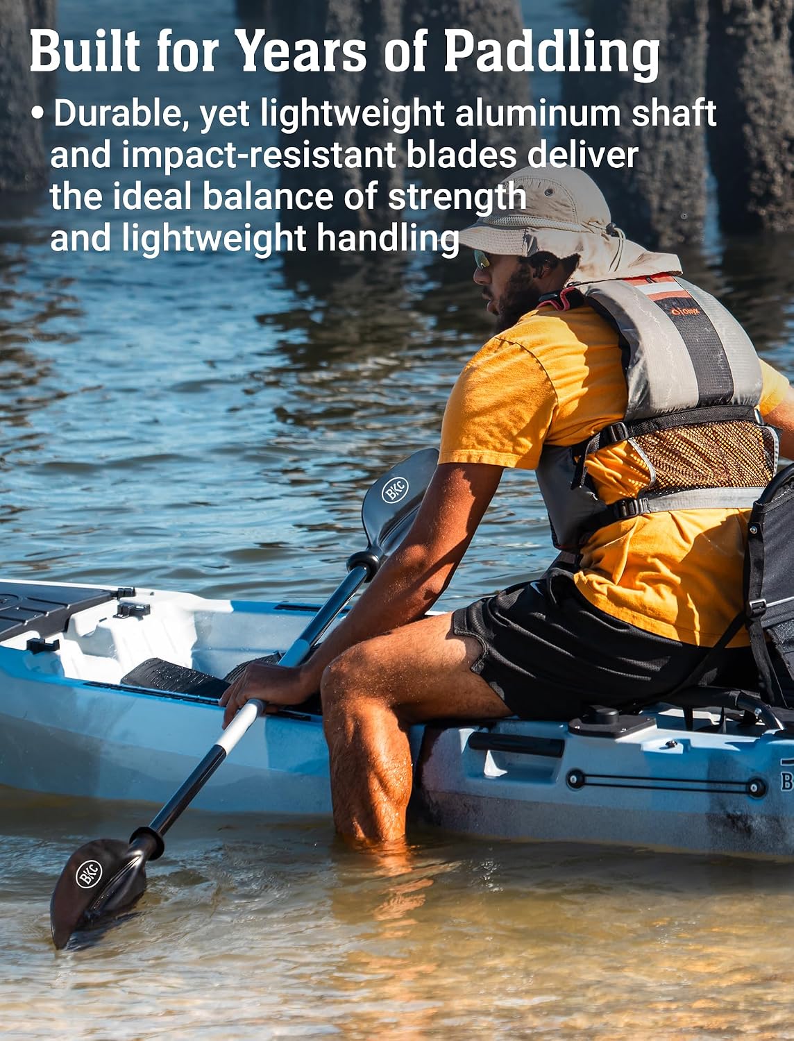 BKC Brooklyn KP224 86 in 2-Piece Kayak Paddle
