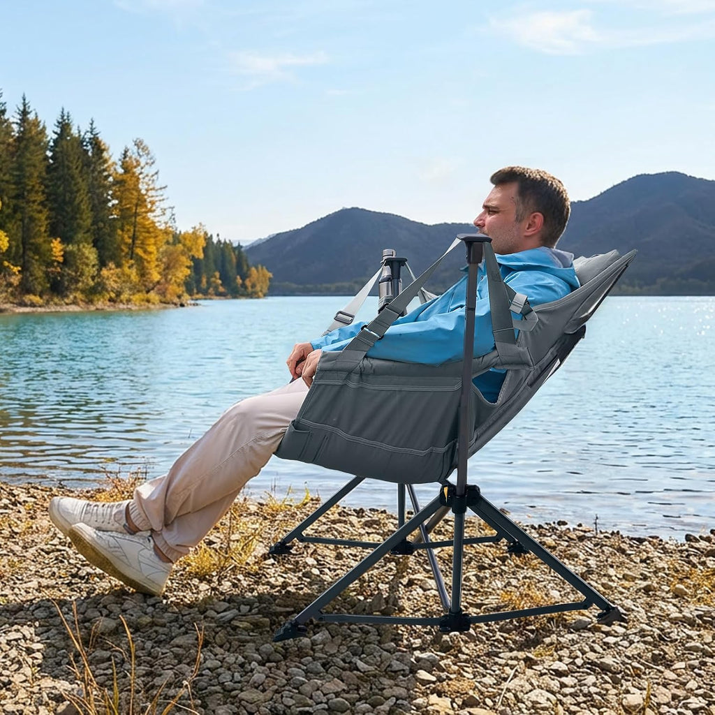 Timber Ridge Hammock Camping Chair, Portable Oversized Swinging Camp Chairs
