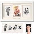 Inkless Hand and Footprint Kit, Boy Girl Newborn Keepsake (Alpine White)