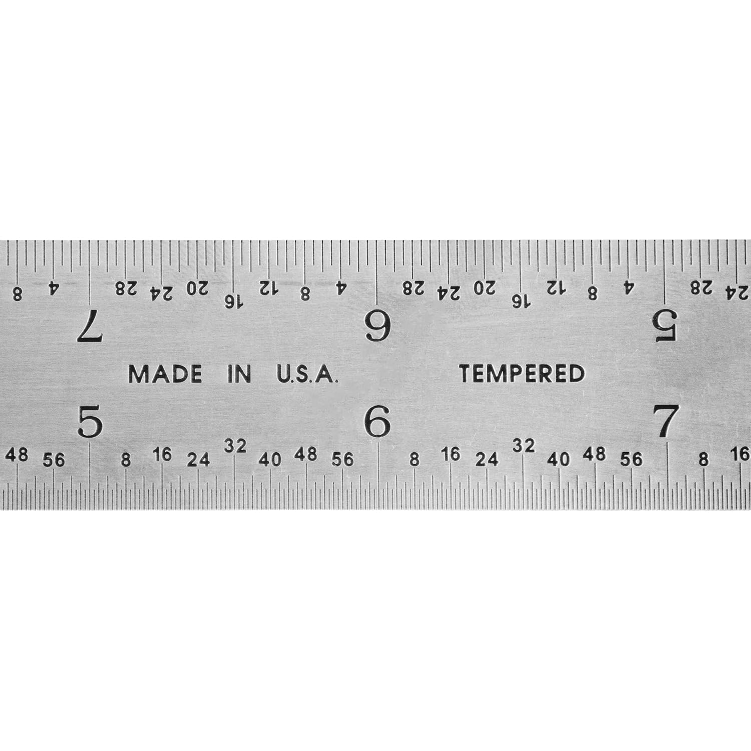 PEC Tools 12" Metal Ruler, Made in USA
