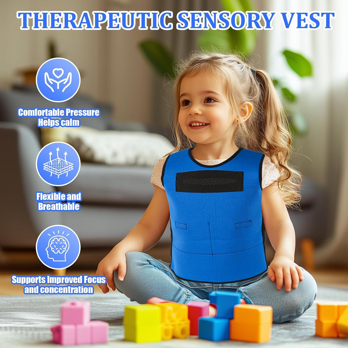 Weighted Vest for Kids,Neoprene Compression Vest