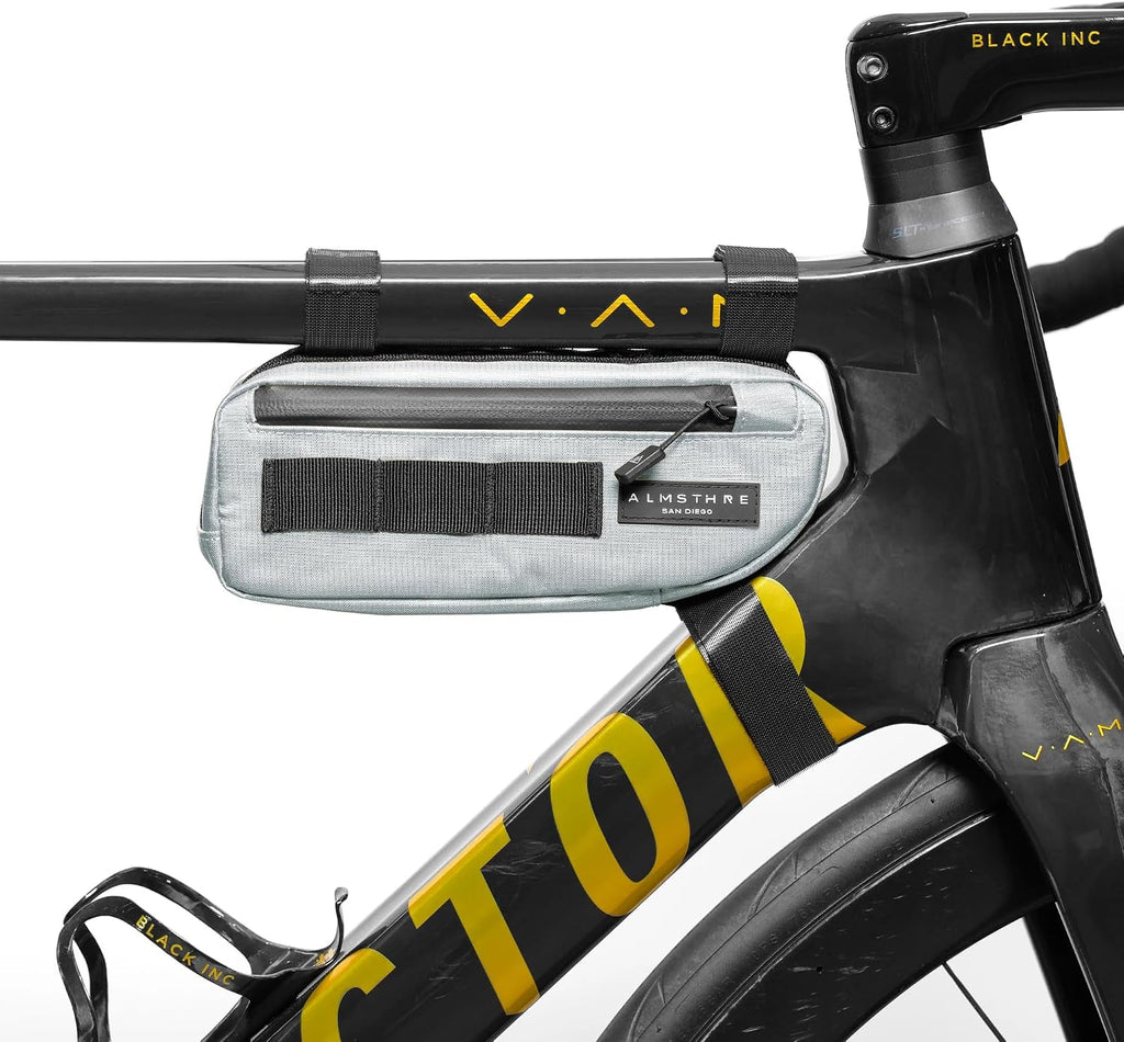 ALMSTHRE Bike Frame Bag | Weather-Resistant, Waterproof Zippers & Dual-Sided Access for Road, MTB, and Ebike Frames