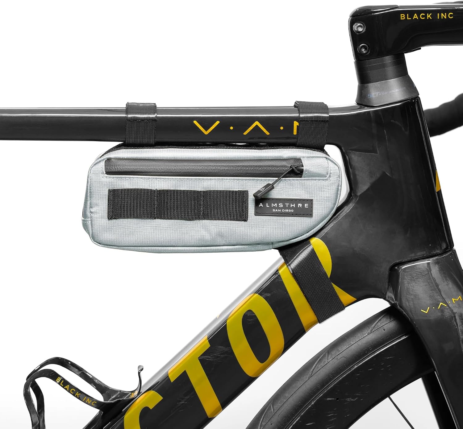 ALMSTHRE Bike Frame Bag | Weather-Resistant, Waterproof Zippers & Dual-Sided Access for Road, MTB, and Ebike Frames