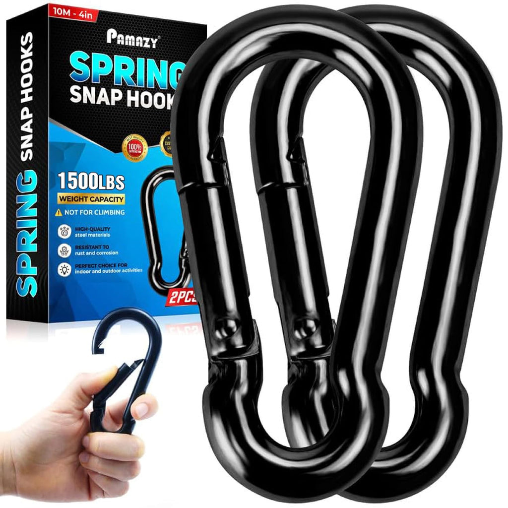 2200LB 5.5in Spring Snap Hook Carabiner Clips, Heavy-Duty Carabiners, 2Pcs