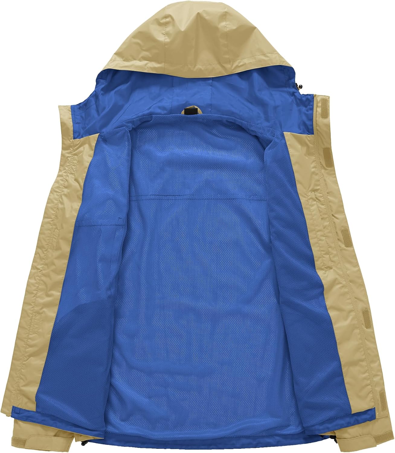 TBMPOY Men's Lightweight Rain Jackets Waterproof Raincoat with Hood