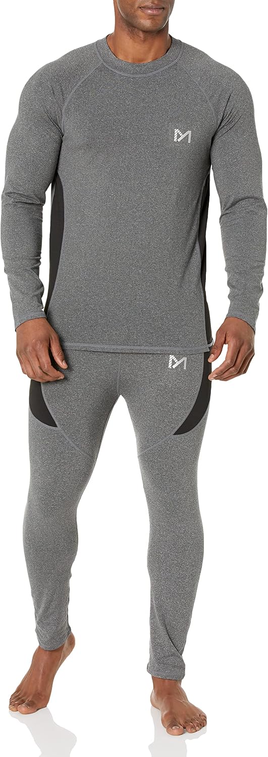 MEETYOO mens Men's Thermal Underwear Set Sport Long Johns Base Layer
