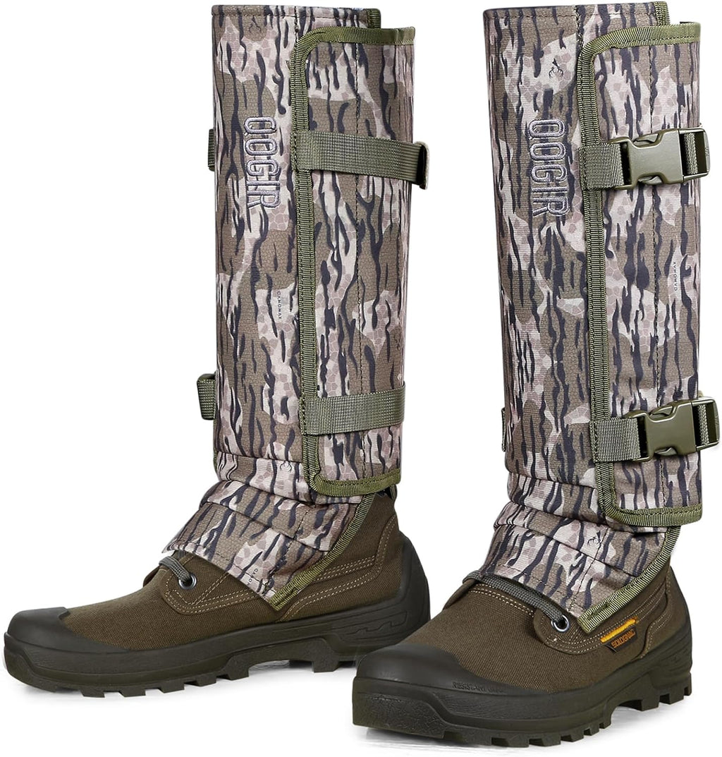 UIIHUNT Snake Gaiters, Waterproof Snake Chaps Snake Gaiter for Men Women, Adjustable Snake Bite Protection Snake Guards