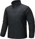 TACVASEN Mens Lightweight Softshell Jacket Fleece Waterproof Windbreaker