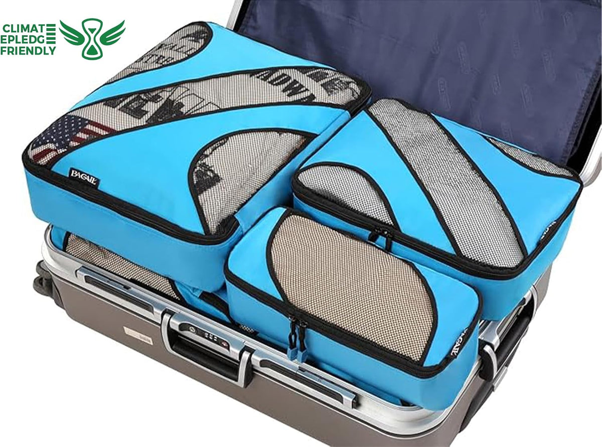 BAGAIL 6 Set Packing Cubes,Travel Luggage Packing Organizers