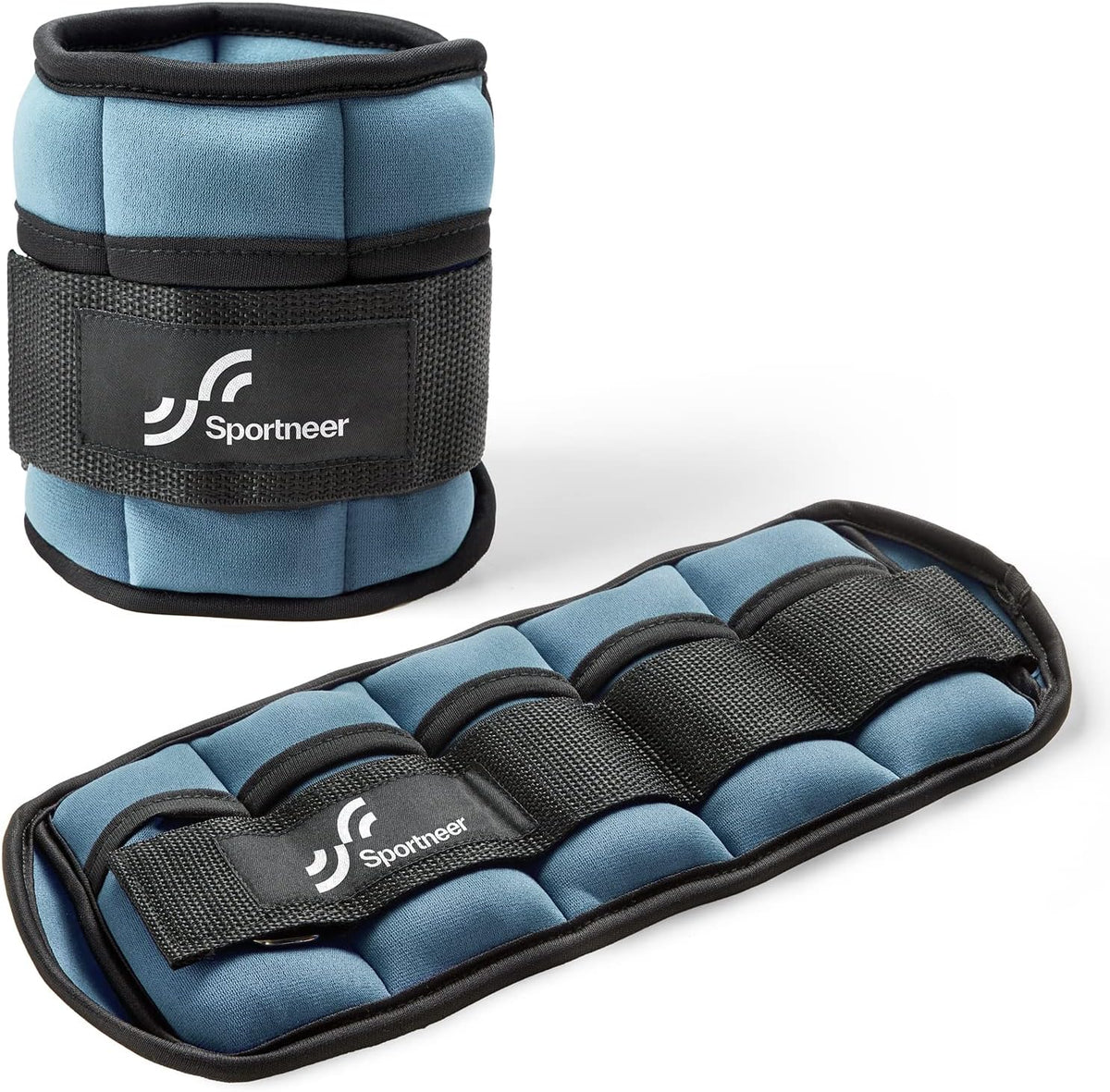 Sportneer Adjustable Ankle Weights, 2-10 lb per Pair, Removable Weights