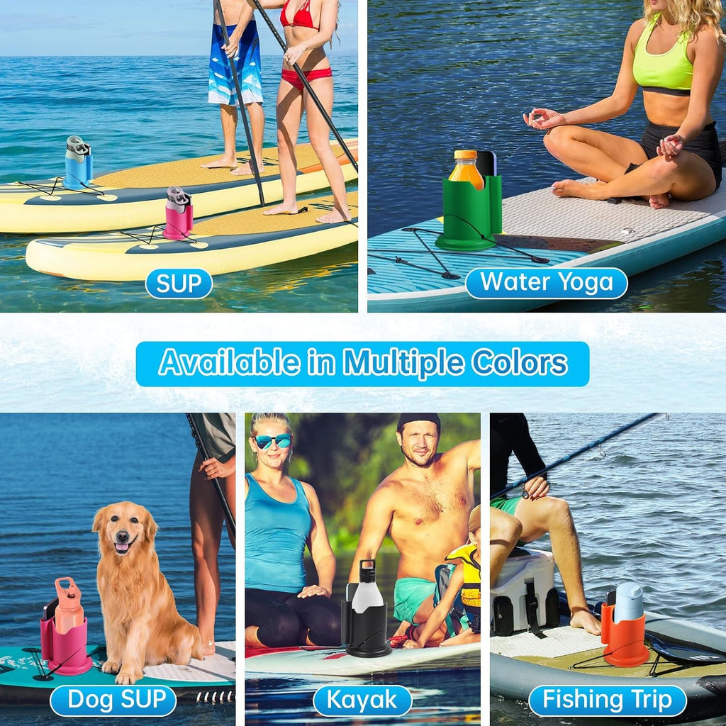 Paddle Board Cup Holder, 2-in-1 Drink & Phone Holder, SUP Accessories