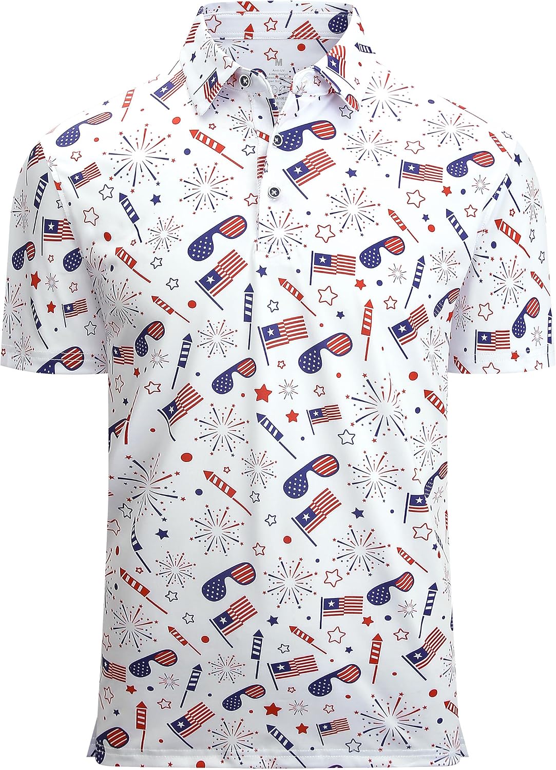 Esabel.C Golf Shirts for Men Moisture Wicking Dry Fit Short Sleeve Polo