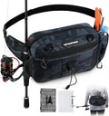 KastKing BaitSpace Waist Bag, Fishing Fanny Pack with Rod Holder